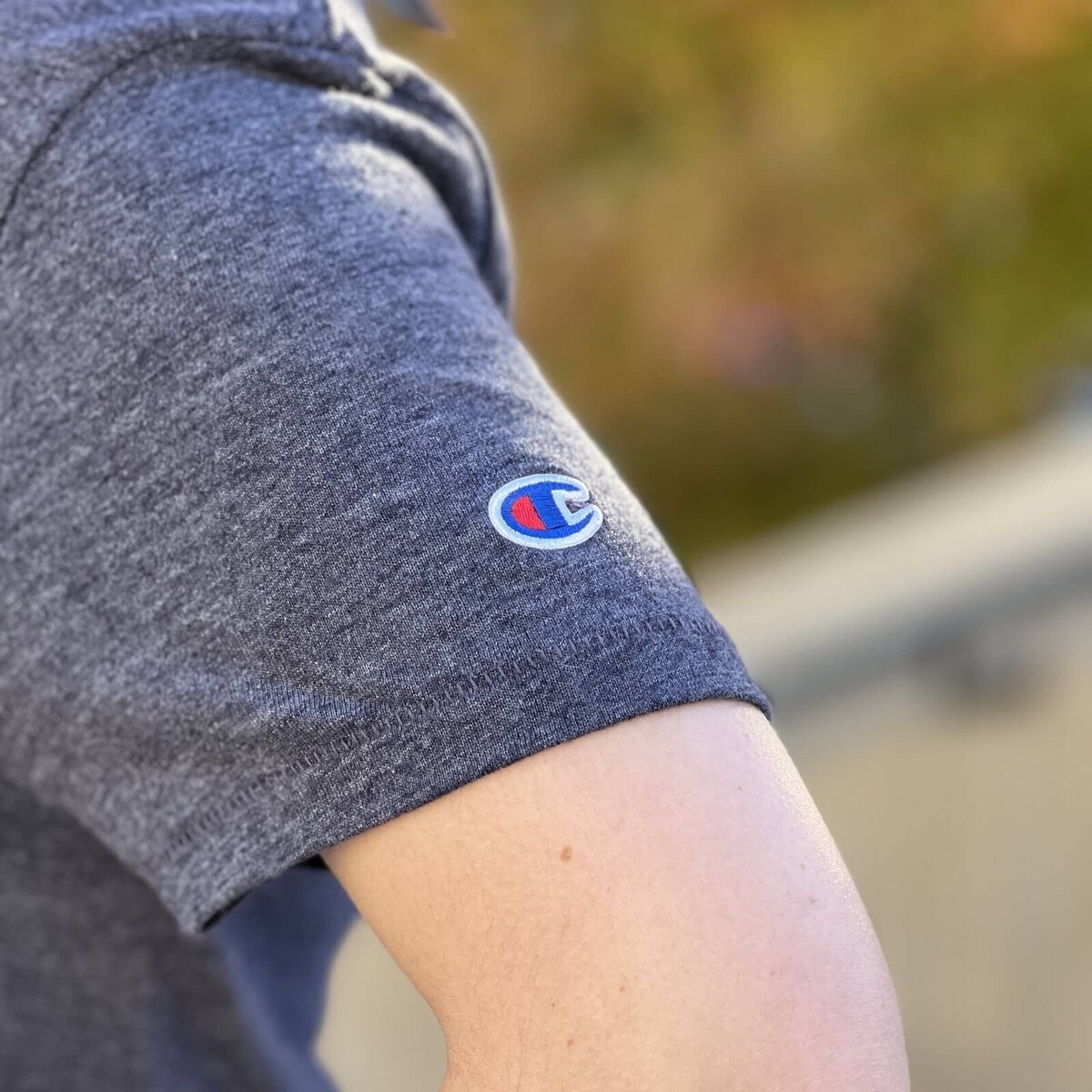 Champion® Spirit Collection Punching Cy Navy Tri-Blend T-Shirt